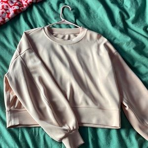 Lululemon softstream perfectly oversized cropped crew SIZE 6